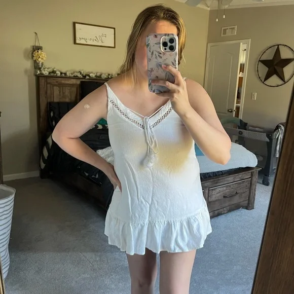 White Mini Dress - Picture 4 of 7